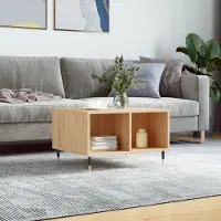 Prolenta Maison Exclusive - Mesa de centro Sonoma, roble, 60x50x36,5 cm, material de madera
