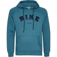 GreenBomb - Bike Travel Trek Hoodie - Sudadera size M, azul