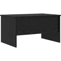 Syfax Mesa de Café Roble Negro 102 x 50,5 x 46,5 cm