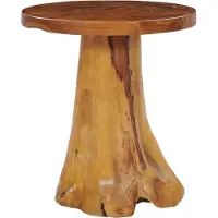 Syfax Mesa de centro de madera maciza de teca 40x40 cm