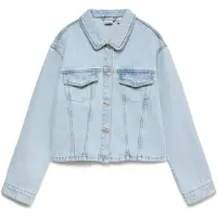 Vero Moda Chaqueta de entretiempo azul claro