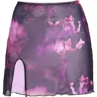 MyMo ROCKS Falda lila oscuro / rosa