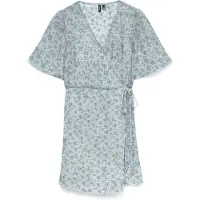 Vero moda Maternity Vestido de verano 'VMMJosie' azul paloma / azul cielo / oliva