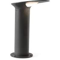 Faro 71224, iluminación para zócalos y postes exteriores, gris oscuro, aluminio, IP65, Clase I, 18 W