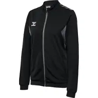Hummel Sudadera con cremallera deportiva 'AUTHENTIC' gris / negro