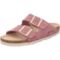 Rohde Zapatos abiertos 'Pantolette Damen 5590/47 Echtleder in rot' rojo