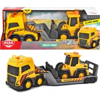 Dickie Toys Camión Volvo Con Excavadora Luces Y Sonido 32 Cm
