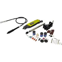 Ryobi Herramienta rotativa EHT150V de 150 W + 115 piezas de accesorios + maletín (5133000754)