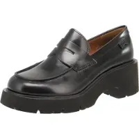 Camper para mujer. K201425-002 Mocasines de Piel Milah negro (39), 3 a 5cm, Ninguno, Casual, Fiesta, Clásico, outlet 2026.