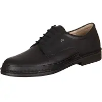 Finn Comfort Zapatos con cordón 'Schnürschuh Herren 01204 062099 Glattleder in schwarz' negro