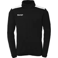 Kempa Chaqueta de chándal 'Emotion 27' negro / blanco