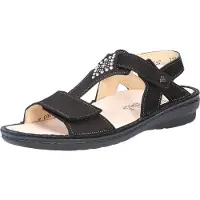 Finn Comfort Sandalias 'Sandalette Damen 02807 007099 Echtleder in schwarz' negro