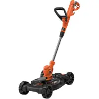 Black & Decker Kit de recortador multifunción 3 en 1 BESTA530CM-QS (naranja/negro, 550 vatios, incluye chasis de cortacésped)