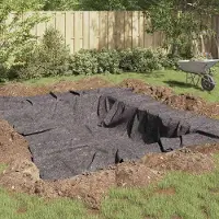 Syfax Fleece para el Jardín Gris 1 x 10 m Poliéster y Algodón