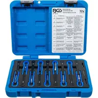 Bgs 60100: Juego de 12 herramientas universales para conectar y desconectar cables.