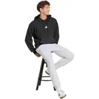 Adidas Pantalón deportivo 'Essentials Feelcozy' gris claro / negro