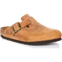 Birkenstock Zapatos abiertos 'Boston Leoi' cognac