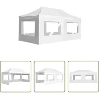 The Living Store Tienda plegable "Profi-Partyzelt" de la marca "", con paredes de aluminio, de 6x3 metros, color blanco