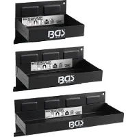 Bgs Juego de 3 soportes magnéticos, tamaños: 150 mm, 210 mm y 310 mm