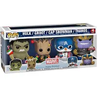 Funko POP! Figura Festiva Marvel 4 Unidades