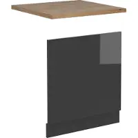 Vicco Panel frontal R-Line Antracita alto brillo 60 cm , ET Roble, Model 53757