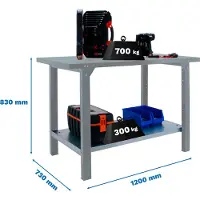 Simonwork (bancos De Trabajo) Banco De Trabajo Bt6 Pro 830x1200x730 Mm