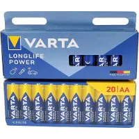 Varta Pilas Alcalinas Aa Longlife Power Lr6 20 Unidades