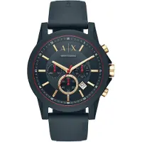Armani Exchange Cronógrafo deportivo Black Tech AX1335