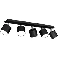 Eko-Light DIXIE BLACK, lámpara de techo, modelo 5xGX53