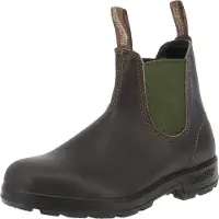 Blundstone para hombre. 519 Botines de Piel 519 verde (43), Marrón, Plano, Ninguno, Casual, outlet 2026.