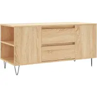 Syfax Mesa de centro madera de ingeniería roble Sonoma 102x44,5x50 cm