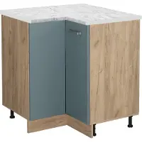 Vicco Armario de esquina R-Line Gris azulado 75.6 cm ET Mármol, Model 46694