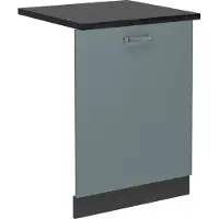 Vicco Panel frontal del lavavajillas R-Line Gris azulado 60 cm , ET Antracita, Model 54994
