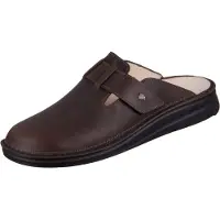 Finn Comfort Zapatos abiertos 'Pantolette Herren 01454 322500 Echtleder in braun' marrón