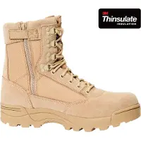 Brandit Botas con cordones marrón claro