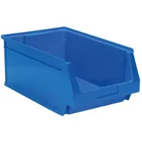 Tayg Caja de almacenamiento transparente, 420 x 27 x 175 mm, 19,8 litros, azul