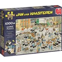 Jumbo Puzzle Jan Van Haasteren Der Vieh-markt Viehmarkt 1000 Pieces