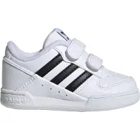 Adidas adidasTeam Court 2.0 STR Comfort Closure Shoes Kids 20 Cloud White / Core Black / Cloud White Niño