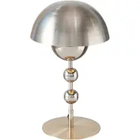 Boltze Lámpara de mesa metálica LUISE, 43,5 cm, color dorado