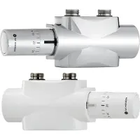 IMI Heimeier Multilux 4 - Juego Halo, para tuberías de dos y una sola toma, color blanco RAL 9016, 1 unidad.