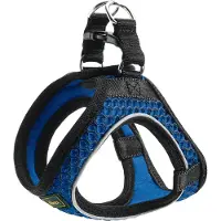 Hunter - Harness Hilo Comfort - Arnés para perro size Halsumfang 37-42 cm - Bauchumfang 40-46 cm, azul