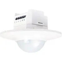 Niko Swiss Garde 360, sensor de presencia, alcance de 16 metros, forma redonda, color blanco, 1 unidad.