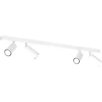 Milagro Faja de luces para pared y techo, 4 bombillas GU10, modelo Hudson MLP8804