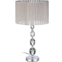 Relaxdays , Cristal, Transparente, Vidrio, Dormitorio, Salón, E27, 1 bombilla, 40 W
