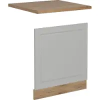 Vicco Panel frontal R-Line Blanco casa de campo 60 cm , ET Roble, Model 53875