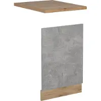Vicco Panel frontal R-Line Hormigón 45 cm , ET Roble, Model 54222