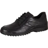 Waldlaufer Zapatos con cordón 'Schnürschuh Herren 483000 Hendrik H-Weite Echtleder in schwarz' negro