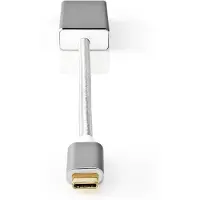 Ginza.se Cctb64550al02 Cable Adaptador Usb-c A Mini Displayport F Usb 3.2 Gen 1 Trenzado Y Chapado Oro 0.2 M