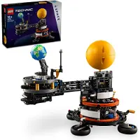LEGO Planeta Tierra y Luna en Órbita