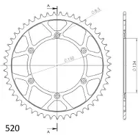 Supersprox Corona Trasera Stealth 51d Rst460x51gld